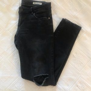 Zara low rise skinny jeans